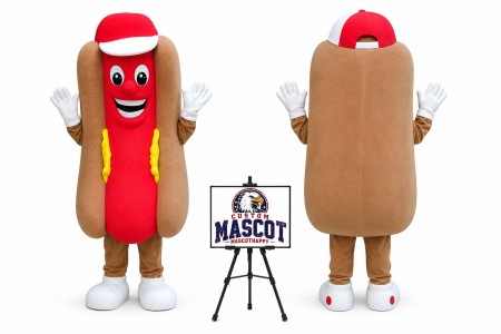 Hot Dog Food Mascot Costume for Food Events