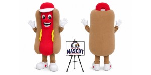 Hot Dog Hotdog Mascot Costume Hot Dog Hotdog Mascot Costume