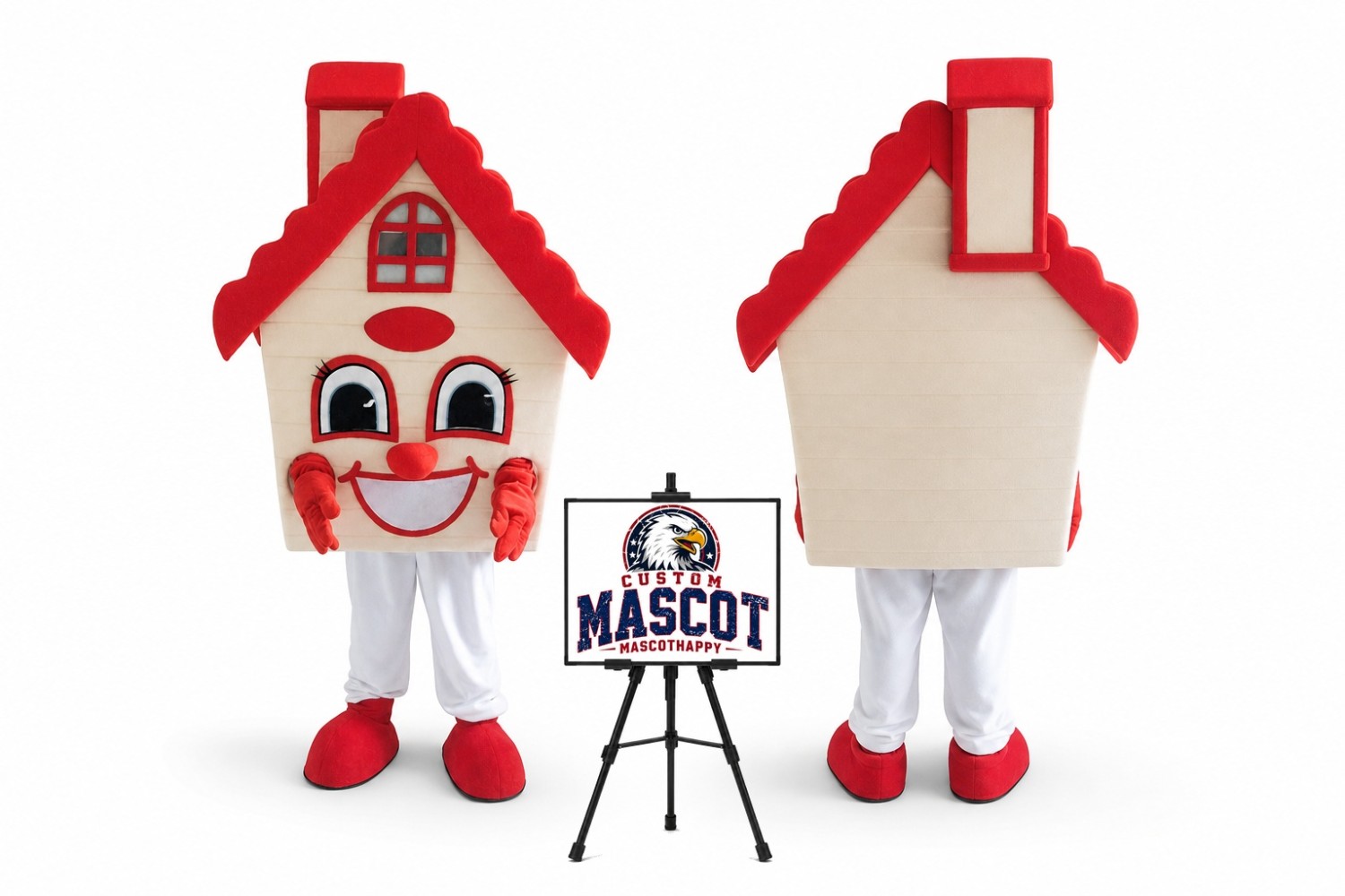 House Mascot Costume House Mascot Costume