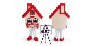 House Mascot Costume House Mascot Costume