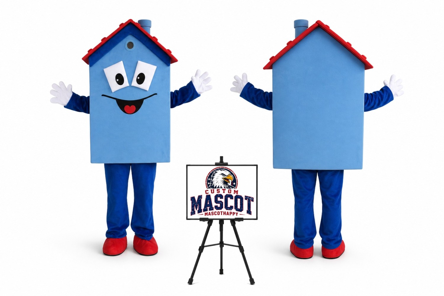 House Mascot Costume House Mascot Costume