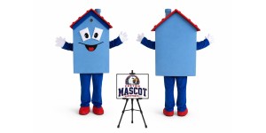 House Mascot Costume House Mascot Costume