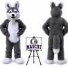 Huskey Dog Mascot Costume