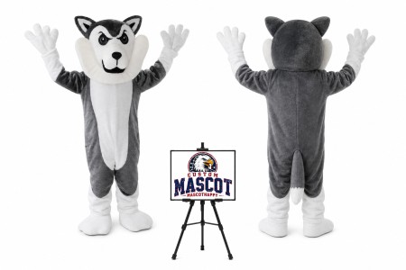 Husky Dog Wolf Mascot Costume