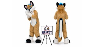 Husky Dog Fox Fursuit Furry Mascot Costume Husky Dog Fox Fursuit Furry Mascot Costume