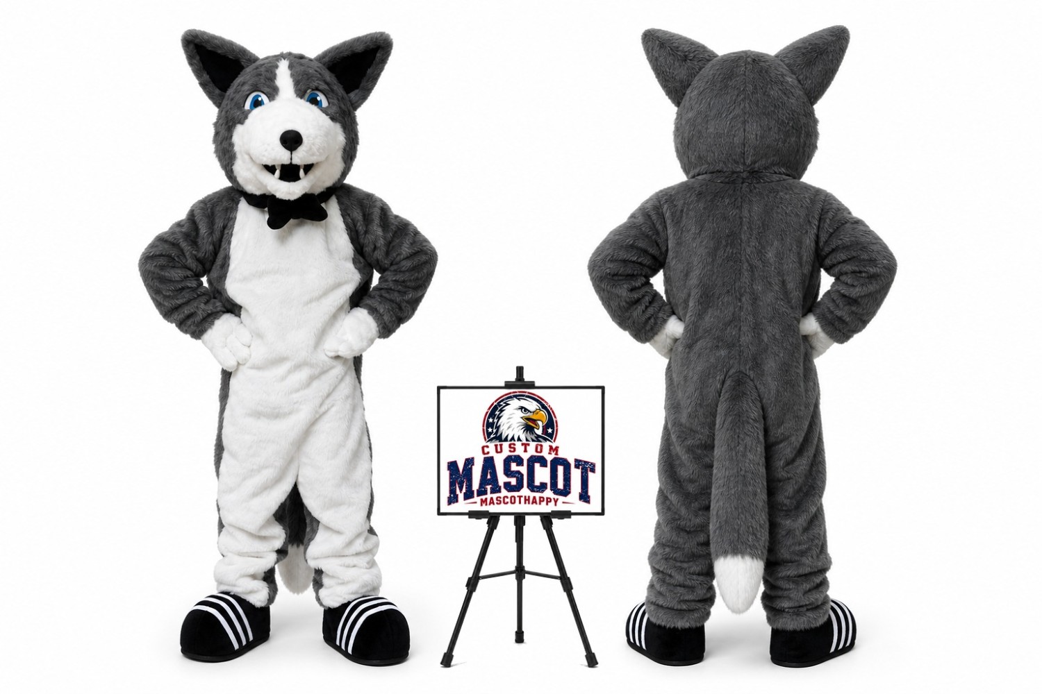 Husky Dog Mascot Costume Husky Dog Mascot Costume