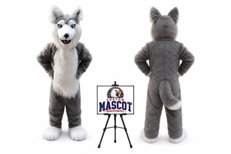 Husky Dog Wolf Mascot Costume