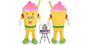 Ice Adult Yogurt Mascot Costume Ice Adult Yogurt Mascot Costume