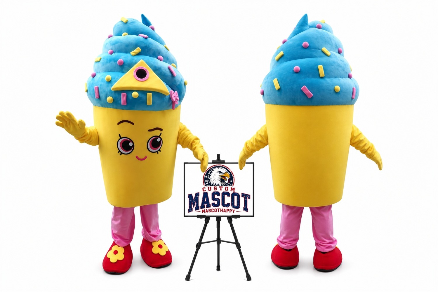 Icecream Mascot Costume Icecream Mascot Costume