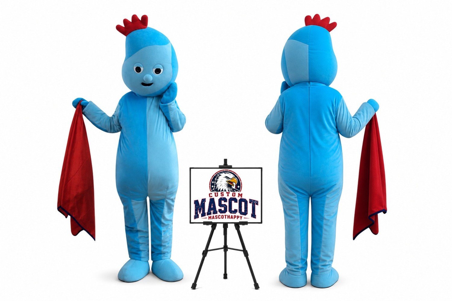 Iggle Piggle Garden Baby Mascot Costume for Halloween Events Iggle Piggle Garden Baby Mascot Costume for Halloween Events