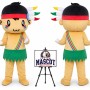 Indian Boy Girl Mascot Costume