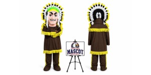 Indian Savage Mascot Costume Indian Savage Mascot Costume