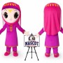 Indian Women Mascot Costume