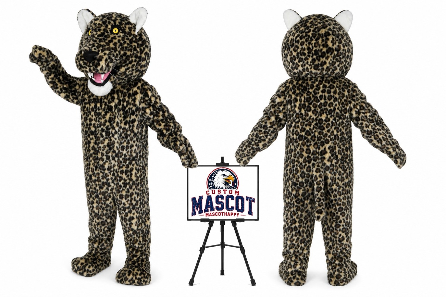 Jaguar Cougar Leopard Mascot Costume Jaguar Cougar Leopard Mascot Costume