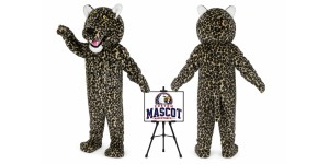 Jaguar Cougar Leopard Mascot Costume Jaguar Cougar Leopard Mascot Costume