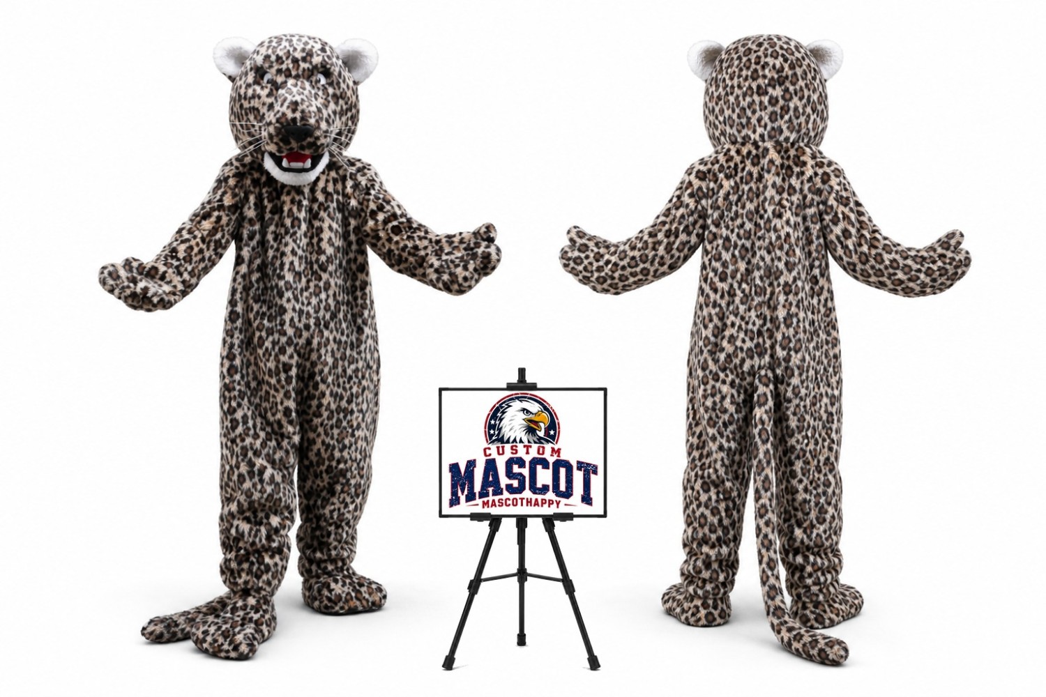 Jaguar Leopard Couguar Mascot Costume Jaguar Leopard Couguar Mascot Costume
