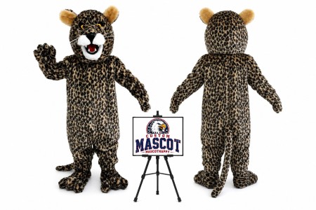 Jaguar Leopard Courgar Cheetah Mascot Costume