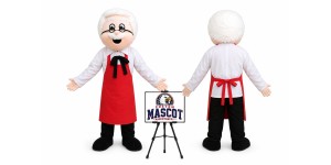 Chief Old Man Mascot Costume Chief Old Man Mascot Costume