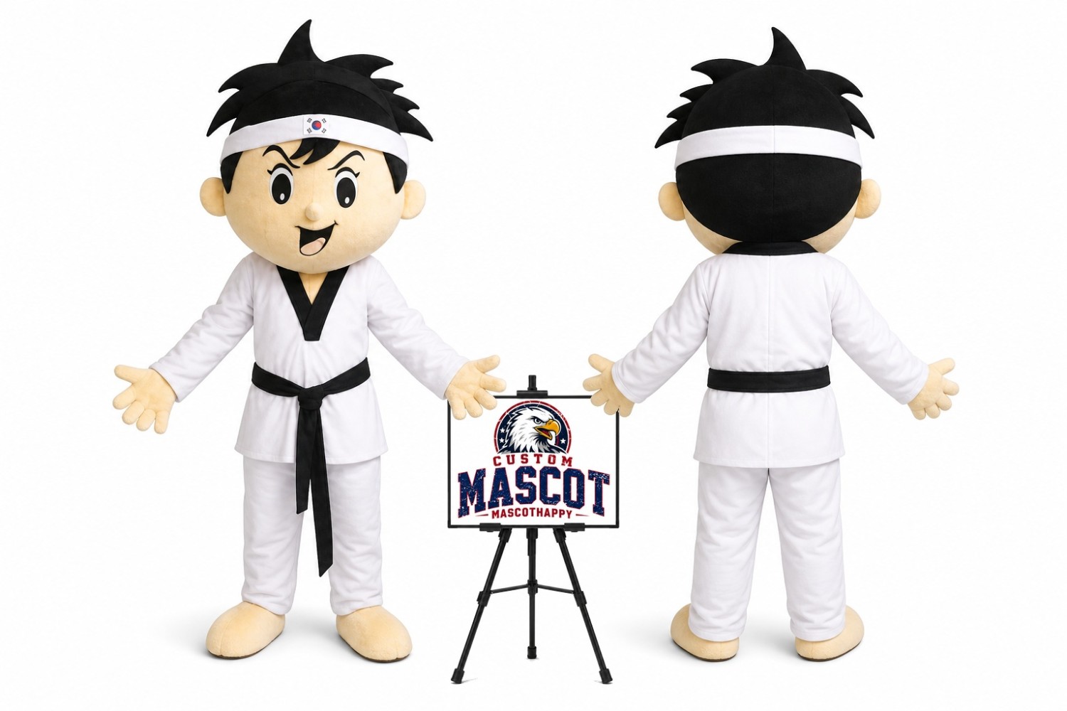 Judo Boys Mascot Costume Judo Boys Mascot Costume