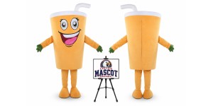 Juice Cup Mascot Costume Juice Cup Mascot Costume