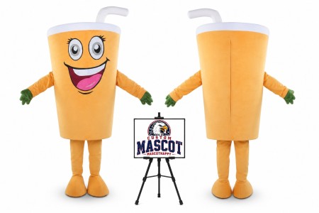 Juice Cup Mascot Costume