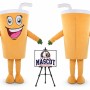 Juice Cup Mascot Costume