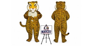 Jungle Tiger Mascot Costume Jungle Tiger Mascot Costume