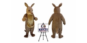 Kangaroo Kanga Mascot Costume Kangaroo Kanga Mascot Costume