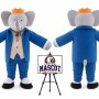 King Elephant Mascot Costume