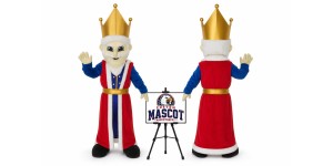 King Mascot Costume King Mascot Costume