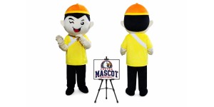 Chinese Boy Mascot Costume Chinese Boy Mascot Costume