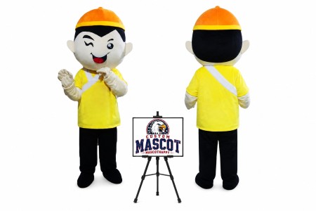 Chinese Boy Mascot Costume