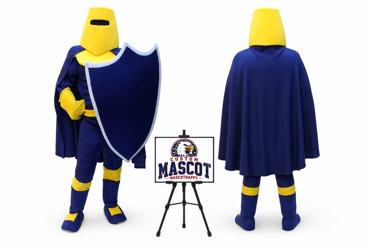Knight Warriors Mascot Costume Knight Warriors Mascot Costume