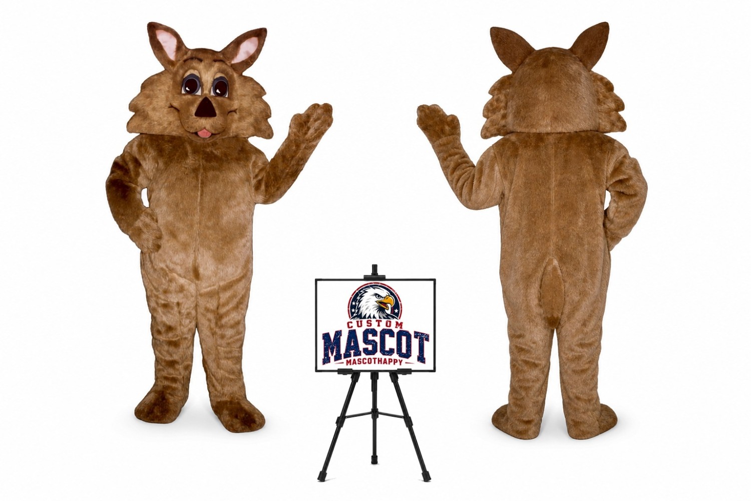Kody Koyote Wolf Mascot Costume Kody Koyote Wolf Mascot Costume