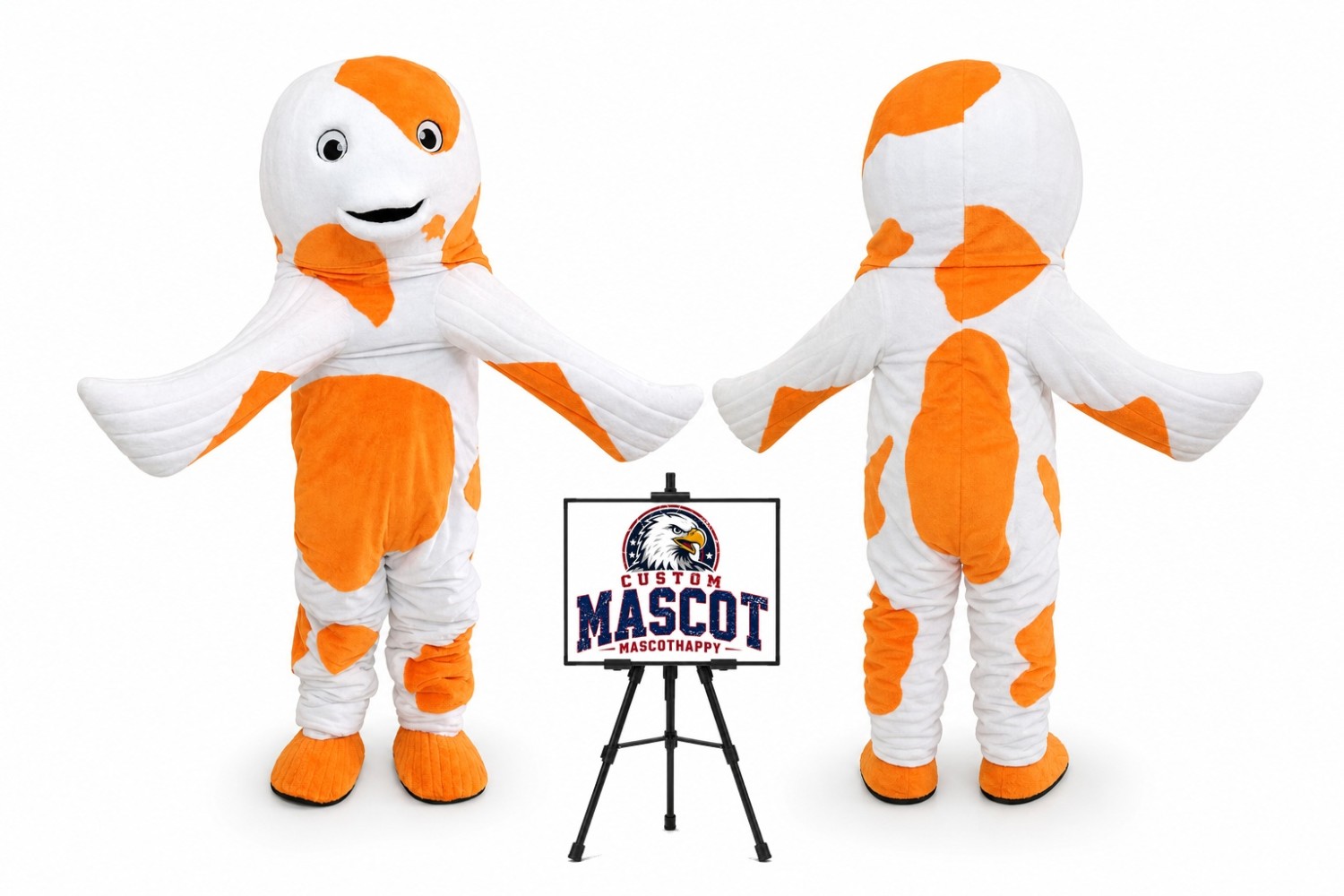 Koi Fish Brocaded Carp Mascot Costume Koi Fish Brocaded Carp Mascot Costume