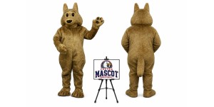 Kyle Koyote Mascot Costume Kyle Koyote Mascot Costume