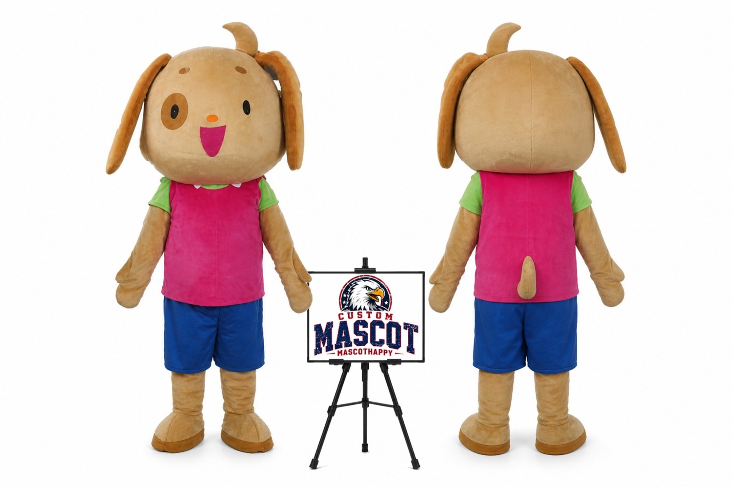 Lady Dog Mascot Costume Lady Dog Mascot Costume