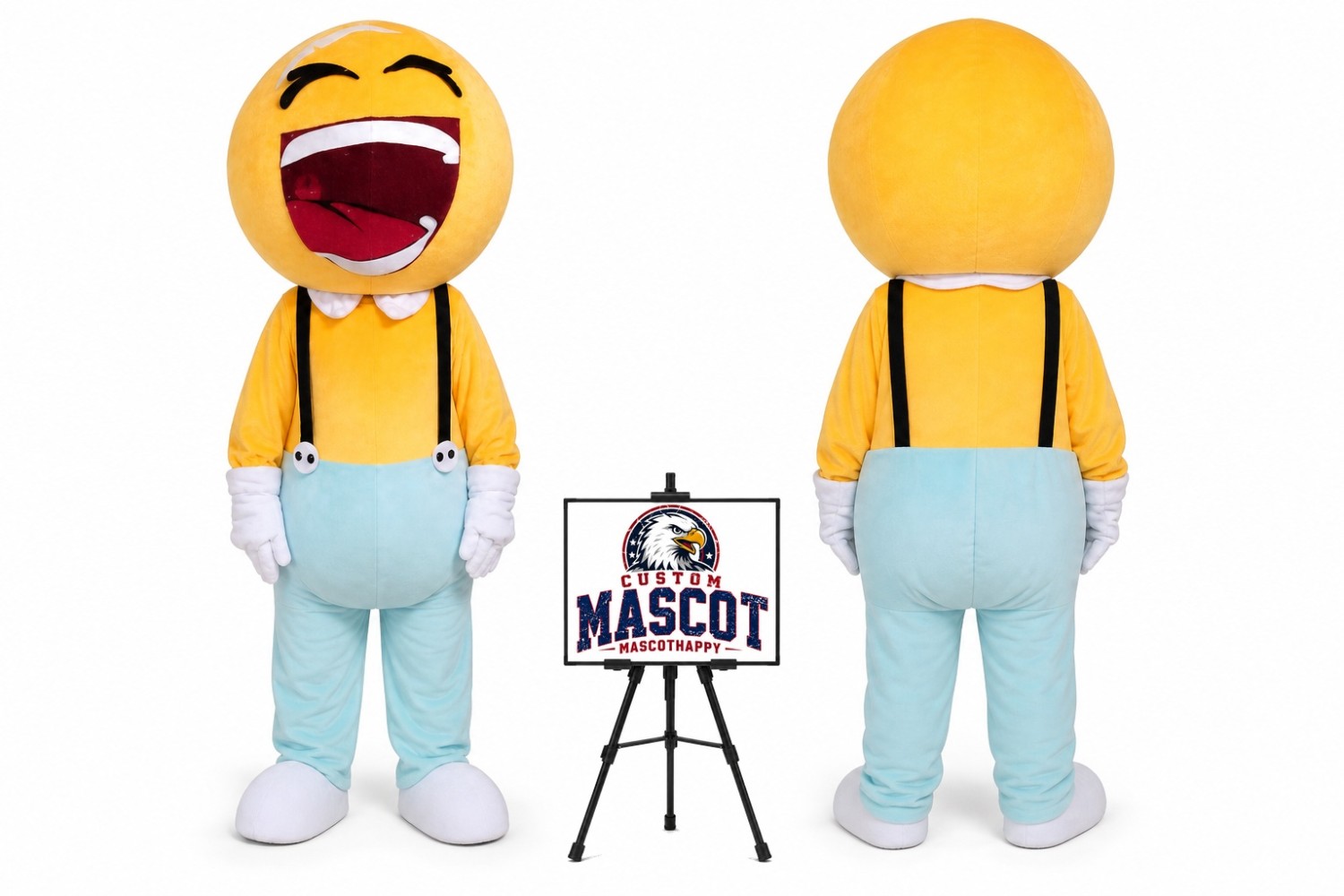 Laughing Boy Mascot Costume Laughing Boy Mascot Costume