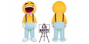 Laughing Boy Mascot Costume Laughing Boy Mascot Costume