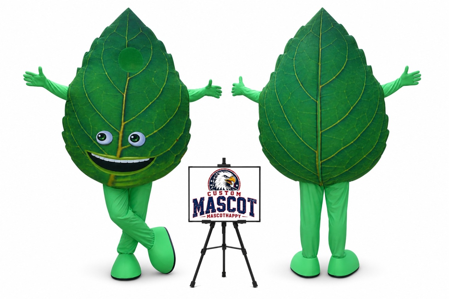 Leaf Mascot Costume Leaf Mascot Costume