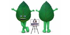 Leaf Mascot Costume Leaf Mascot Costume