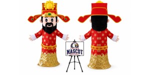 Chinese New Year God Of Fortune Mascot Costume Chinese New Year God Of Fortune Mascot Costume