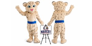 Leopard Panther Cheetah Mascot Costume Leopard Panther Cheetah Mascot Costume