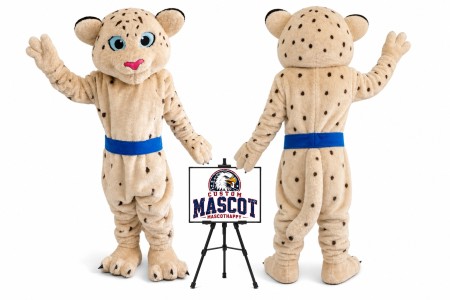 Leopard Panther Cheetah Mascot Costume