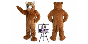 Leopard Panther Cougar Mascot Costume Leopard Panther Cougar Mascot Costume