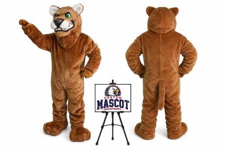 Leopard Panther Cougar Mascot Costume