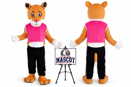 Leopard Panther Courgar Mascot Costume