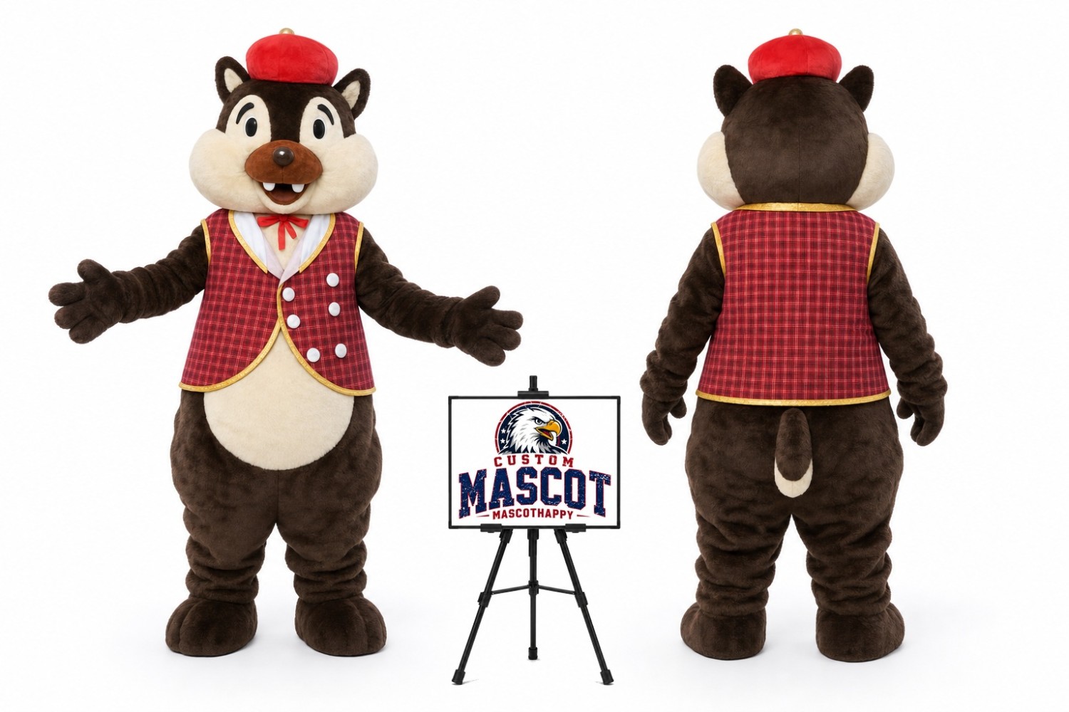Chipmunk Mascot Costume Chipmunk Mascot Costume