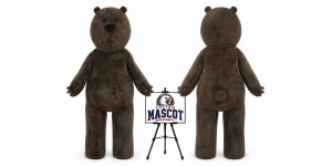 Chocolate Bear Mascot Costume Chocolate Bear Mascot Costume
