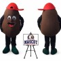 Chocolate Coffee Beans Mascot Costume
